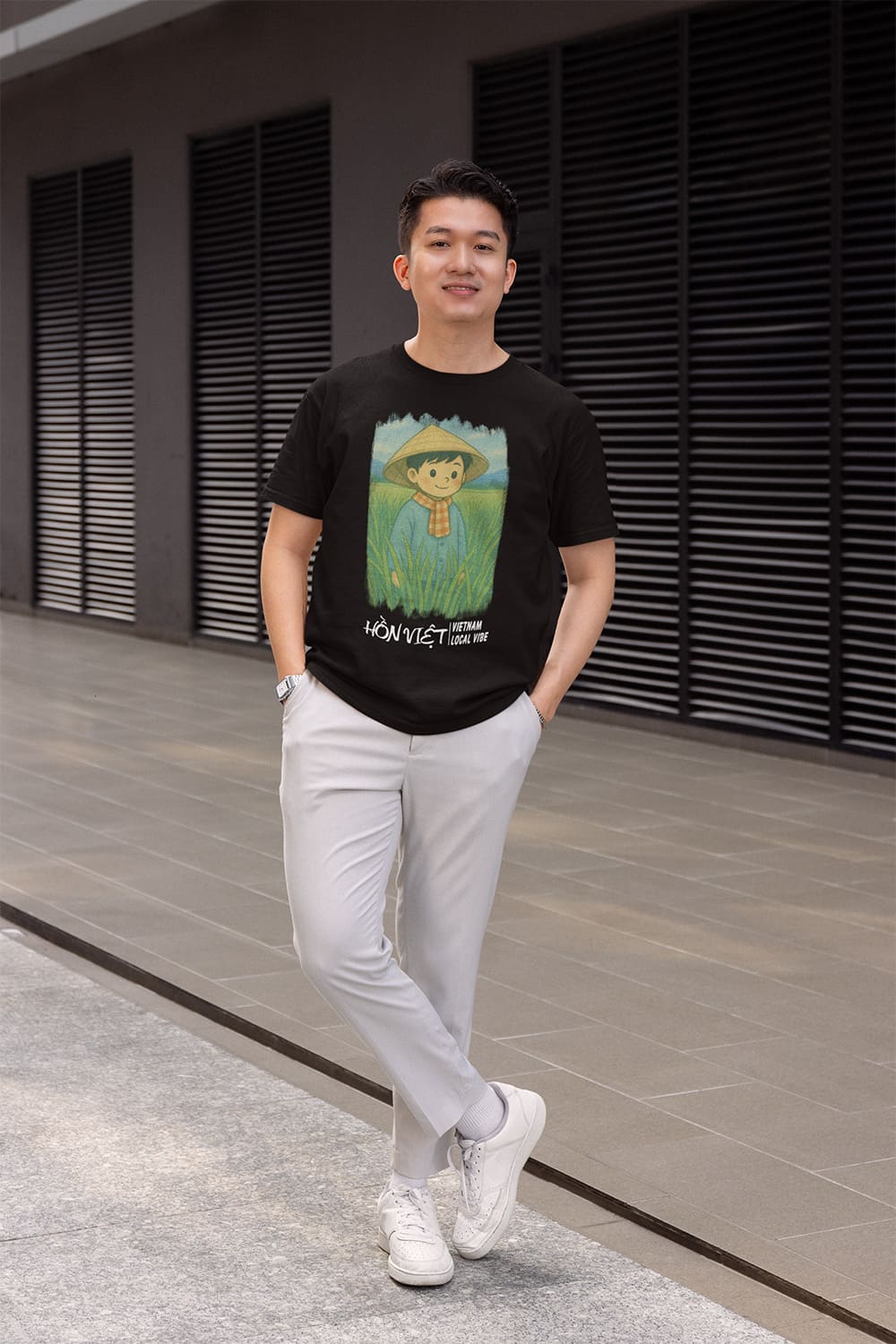 Áo Thun Hồn Việt – Anh nông dân đồng quê - Vietnam Local Vibe 
