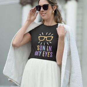 Áo thun Kính Mát– SUN IN MY EYES đậm chất hè - Pop Art - Minimal Summer