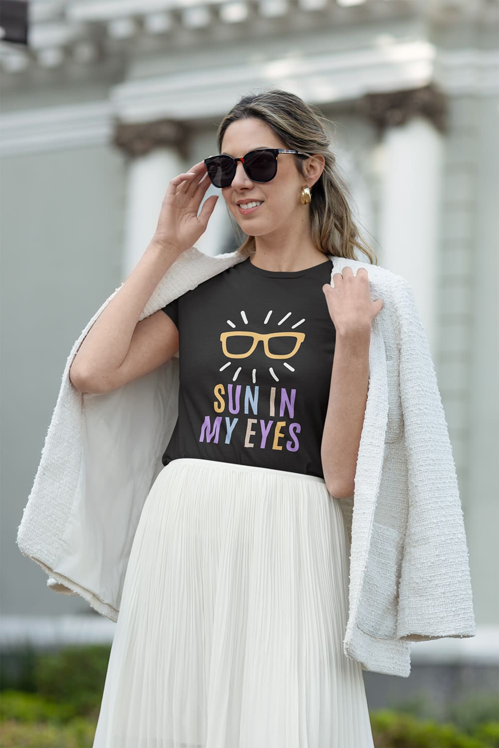Áo thun Kính Mát– SUN IN MY EYES đậm chất hè - Pop Art - Minimal Summer