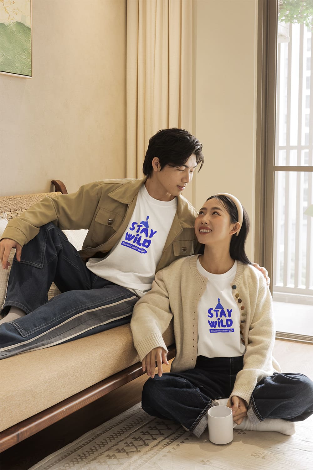 Áo Thun Stay Wild – Tự Do & Cá Tính -Typography Basic