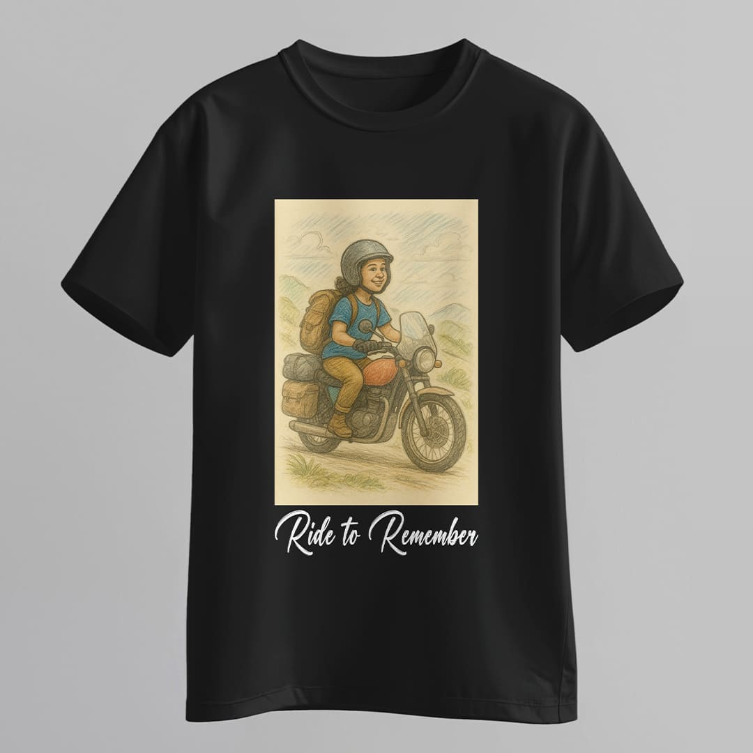 Áo Thun tuổi trẻ rong ruổi - Ride to Remember -Youth Unstoppable