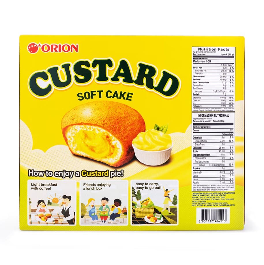 Banh Kem Trung Custard Orion 12 cai 276 g 03