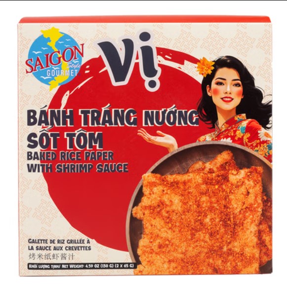Banh Trang Nuong Xot Tom Saigon Gourmet 4.59 oz 01