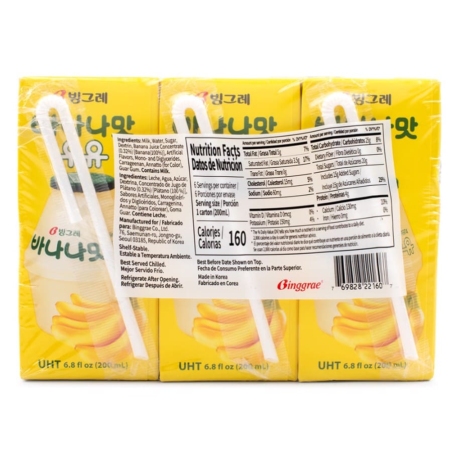 Sua Binggrae Vi Chuoi 6 hop 200 ml 6 pack 02