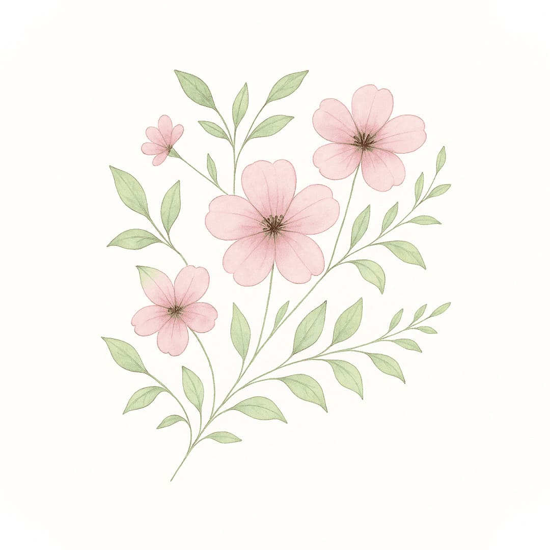 Floral Harmony Hoa cỏ và thiên nhiên